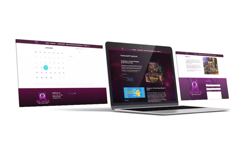 Multiverse Cards and Games web development case study