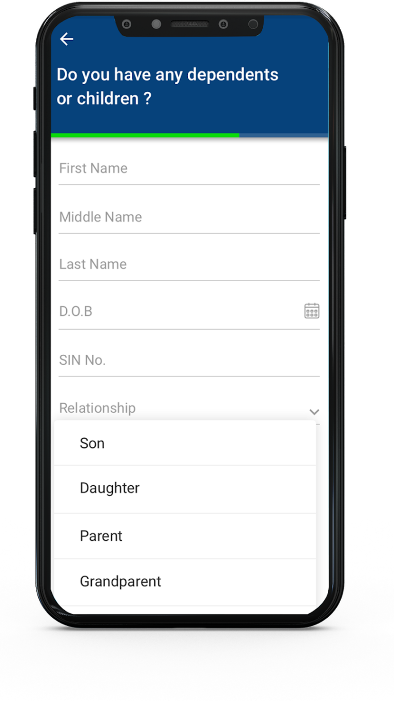 AceTax Mobile App Registration Form