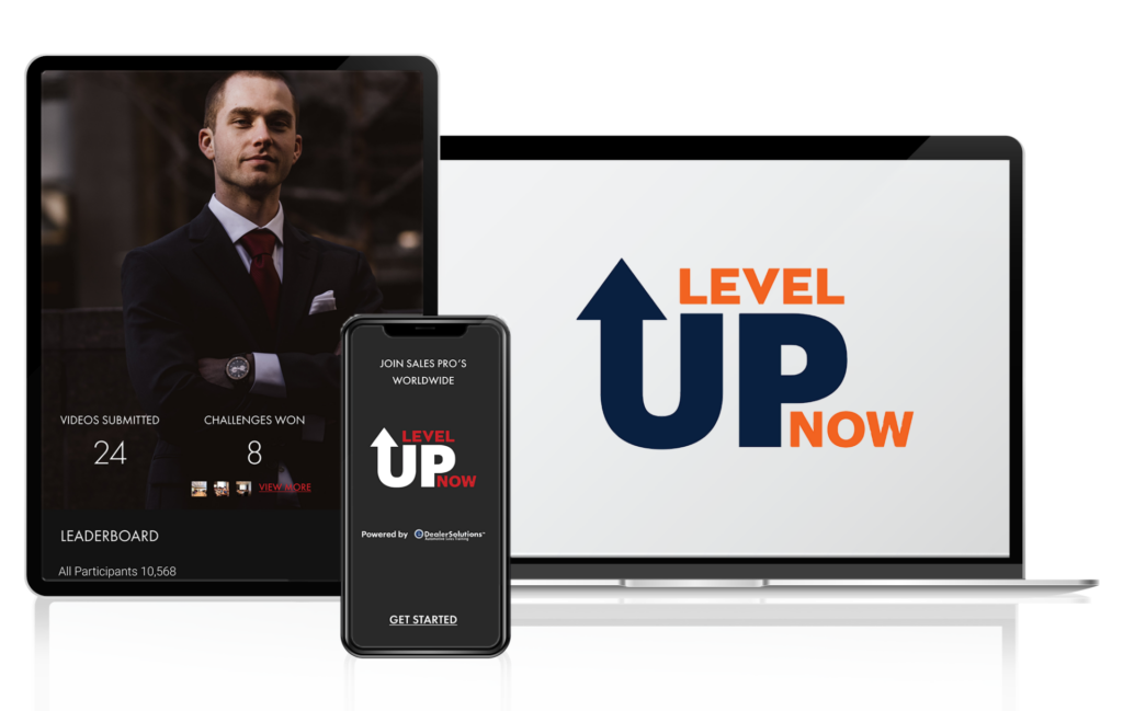 Level up Mobile App Case Study Multi-device view