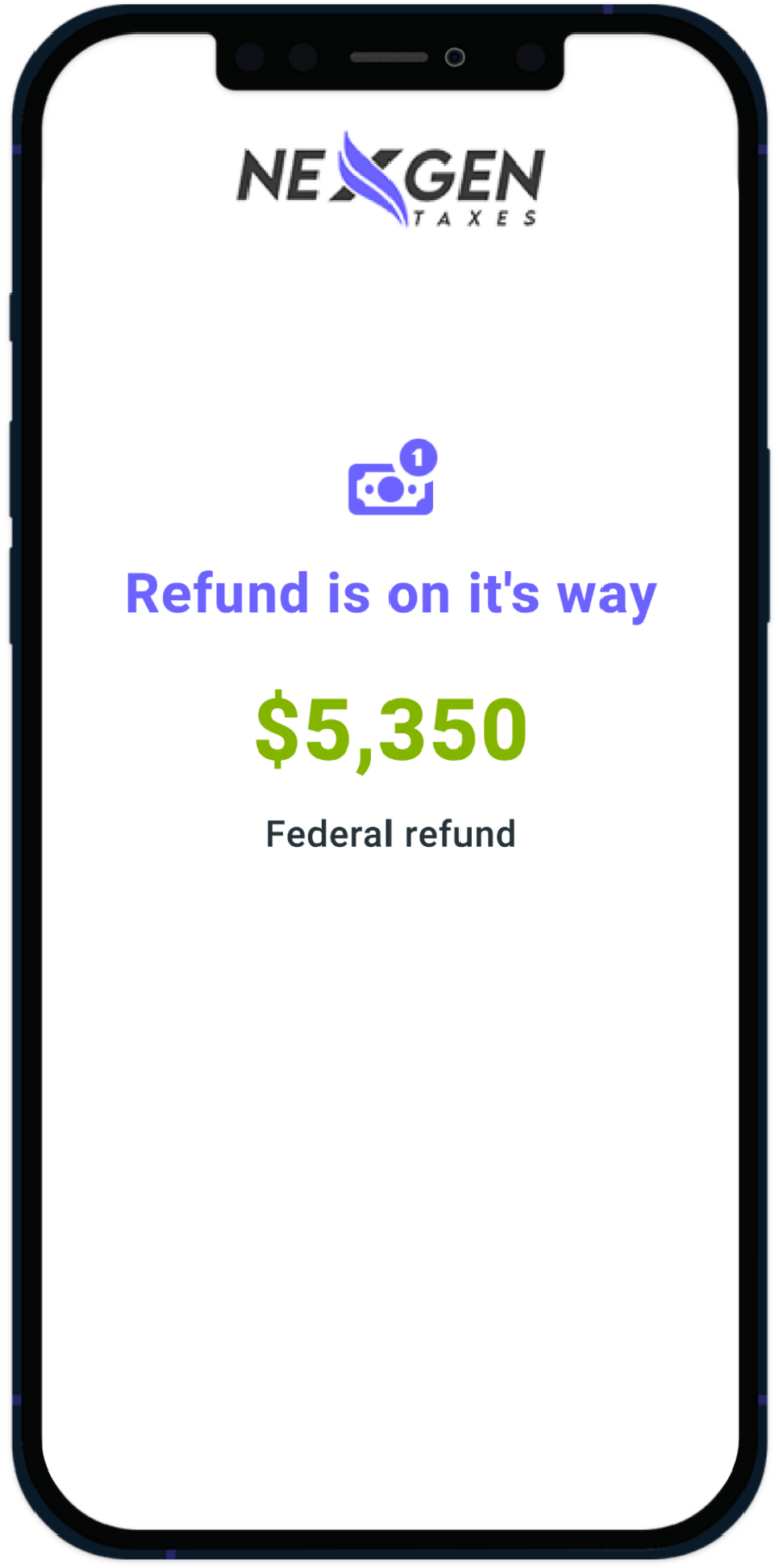 nexgen Federal Refund